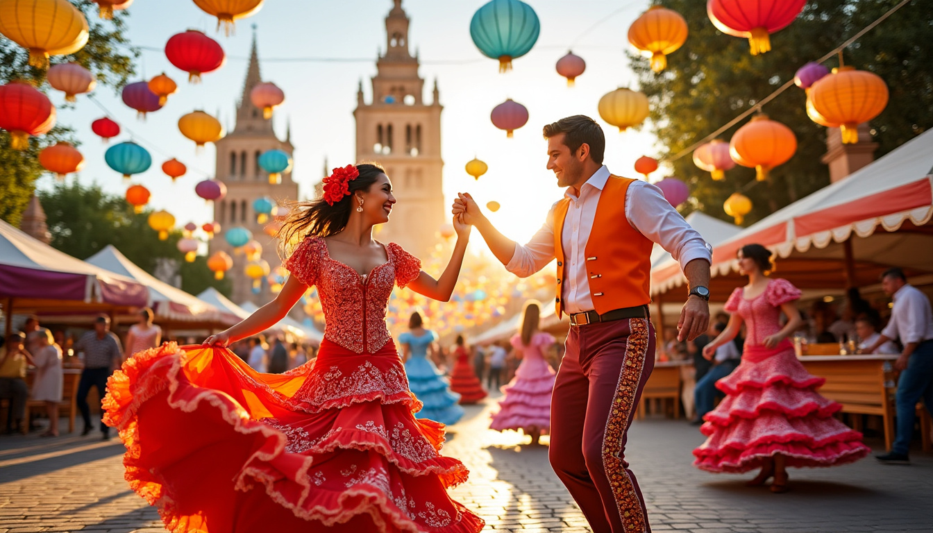 découvrez tout ce qu'il faut savoir sur la feria de abril de séville 2025 ! notre guide complet vous plonge au cœur de cette fiesta andalouse emblématique, avec conseils pratiques, événements incontournables et astuces pour profiter pleinement de cette célébration unique. plongez dans la culture andalouse et vivez des moments inoubliables !