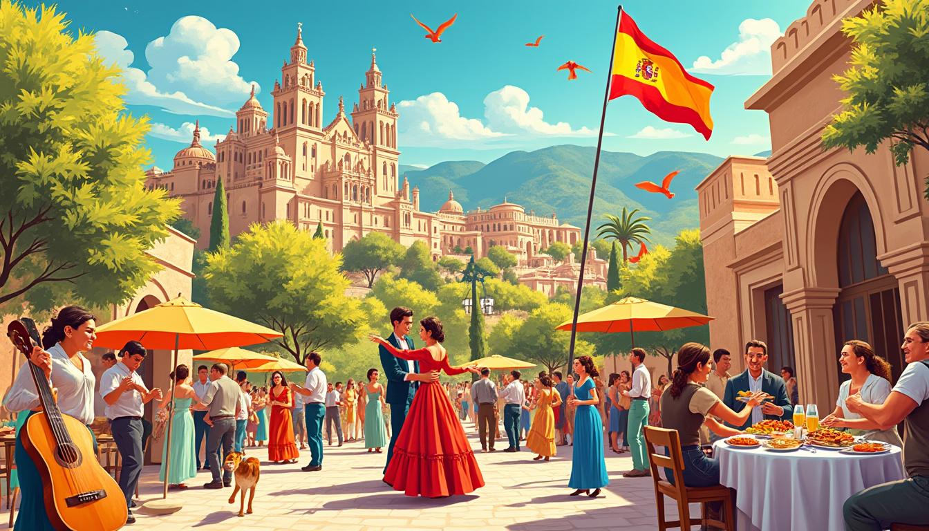 explorez l’espagne à travers son histoire, ses cartes, son drapeau, sa population, sa monnaie, son climat et les faits essentiels. un guide complet pour tout savoir sur ce pays fascinant !